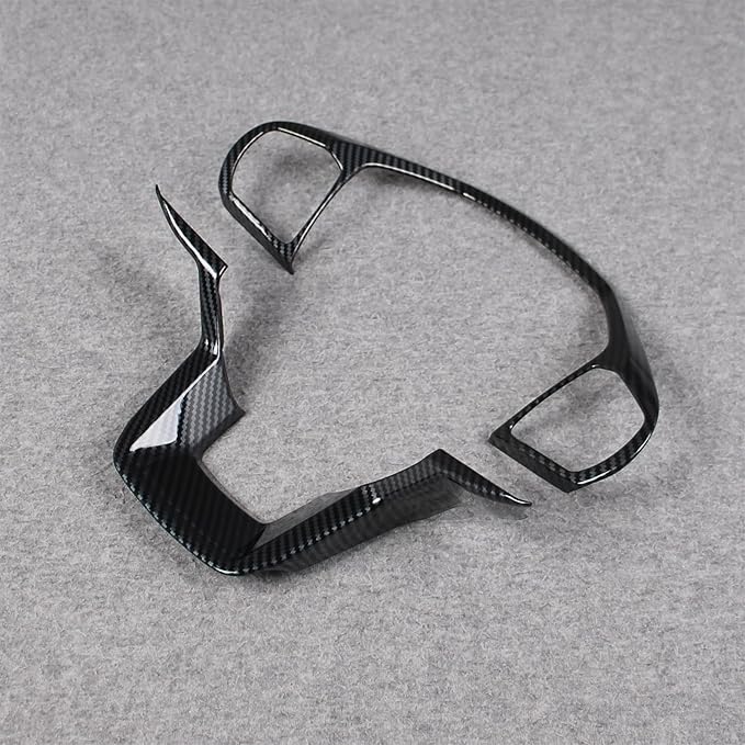 for Ford Explorer 2023 2024 2025 Wheel Steering Trim Panel Cover Trims ABS Carbon Fiber Pattern