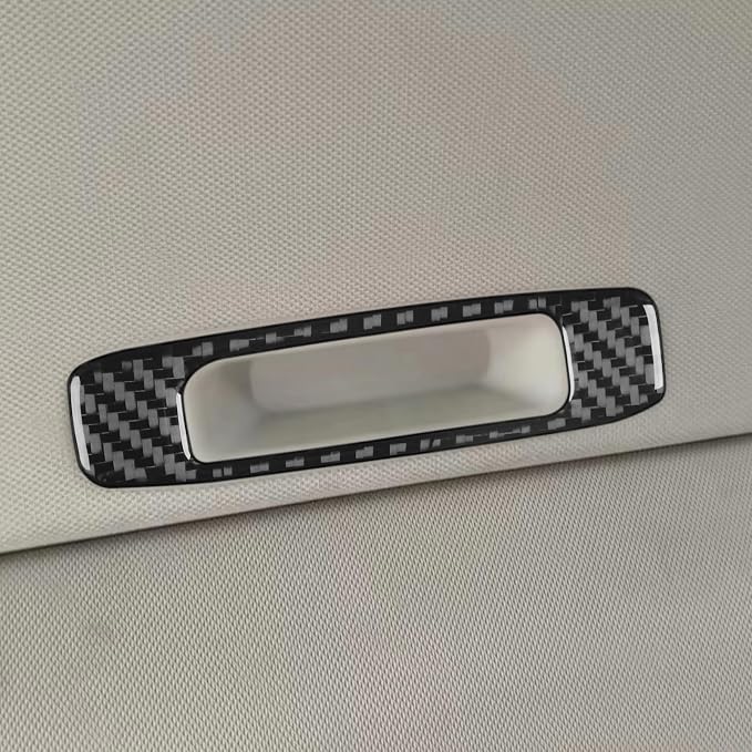 Soft Real Carbon Fiber Compatible with Nissan Altima 2013 2014 2015 2016 2017 2018 Interior Accessories Car Sunroof Handle Trim Cover