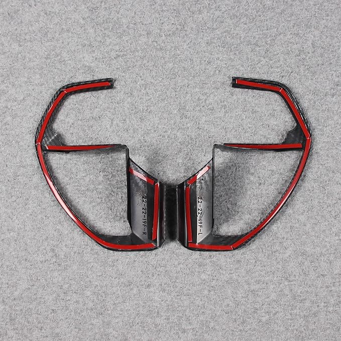 for Toyota Tundra 2022 2023 2024 2025 2026 Wheel Steering Trim Panel Cover Trims ABS Carbon Fiber Pattern