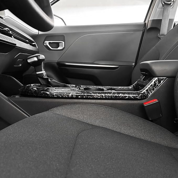 Gear Shift Panel Cover Trim Compatible with Kia K4 2025-2026 Accessories (Forged)