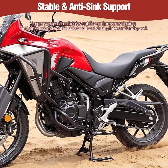 Motorcycle Main Stand Kickstand Center Stand for Honda NX400 NX500 NX 400 500 2024 2025 2026