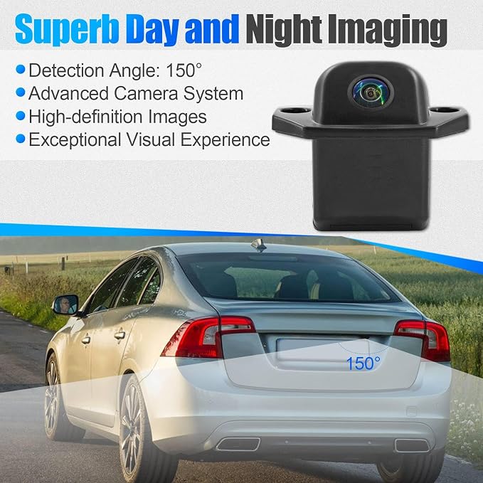 31371267 Rear View Back Up Assist Camera Fit for Volvo S60 2011-2015, 31254549 Backup Camera for Volvo V60 2015-2018 for XC60 2010-2016