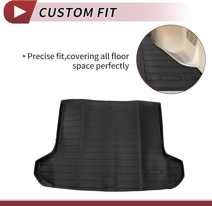 Cargo Liner Trunk Mat for Hyundai Tucson 2016-2021 Upgrade TPE Cargo Cover Replacement for Hyundai Tucson 2020 2021 Non Slip Rear Trunk Protector