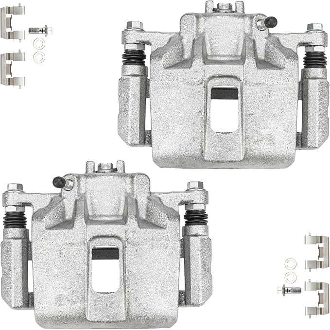 KAX 19B2584+19B2585 Brake Caliper Compatible with Honda Accord 2003-2012, Acura TL 1999-2008, Acura TSX 2004-2014, Acura RL 1999-2004, Acura CL 2001-2003, Front Disc Brake Caliper