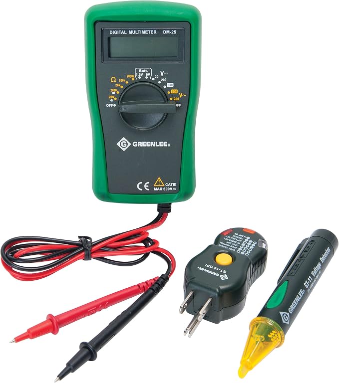 Greenlee - Electrical Kit, Gfci, Elec Test Instruments (TK-30AGFI), 10 x 8 x 3"