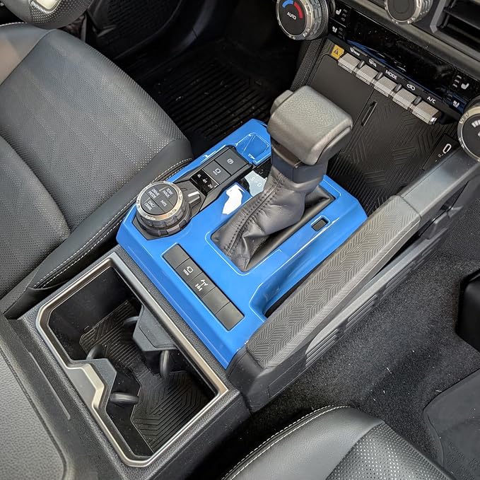 for Toyota Tacoma 2024 2025 2026 for 4Runner 2025 2026 Interior Accessories Gear Shift Panel Cover & Steering Panel Cover ABS Decorative Frame Trim