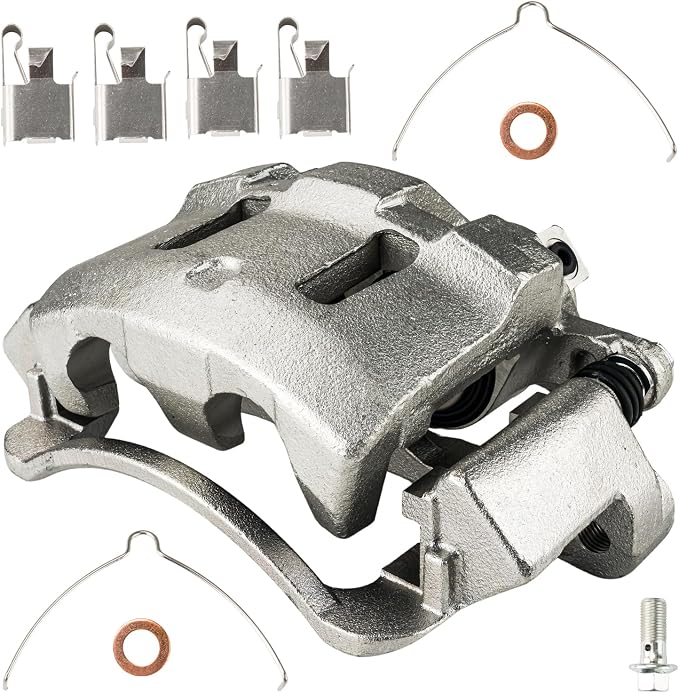 KAX Disc Brake Caliper Assembly Fit for F250 Super Duty 1999-2004, F350 Super Duty 1999-2004, Excursion 2000-2005, Front Right Passenger Side