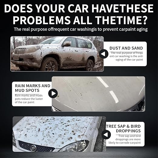 Car Coating Spray, SOPAMI 3-in-1 High Gloss Polish Scratch Remover, Waterless Car Wax Spray for Shine Protection, Nano Hydrophobic Quick Detailer for Paint, Glass, Plastic Metal Surfaces (1)