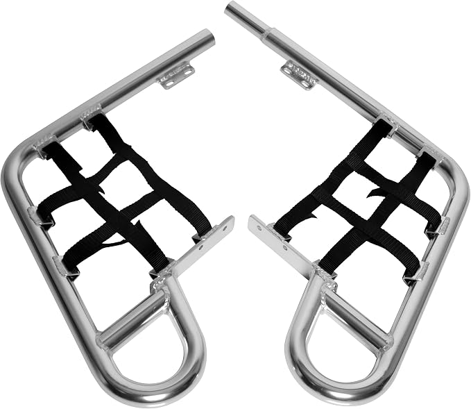 ECOTRIC Aluminum Nerf Bars Foot Pegs Compatible with Honda 1987-88 TRX 250X 1993-2009 TRX 300EX 300X Pair