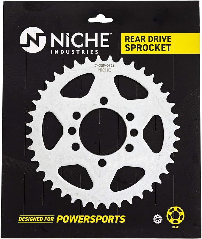 NICHE Drive Sprocket Chain Combo for Suzuki QuadSport Z400 LT-Z400 Front 14 Rear 40 Tooth 520V-X X-Ring 96 Links