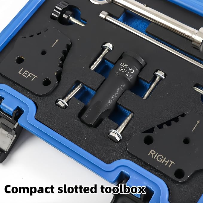Timing Gear Holder Retainer Tool Set Compatible with Mercedes Benz Maybach M276 M278 Engines, Camshaft Sprocket Screw Removal Installation Tool Kit, with T100 Socket & Fuel Injector Puller