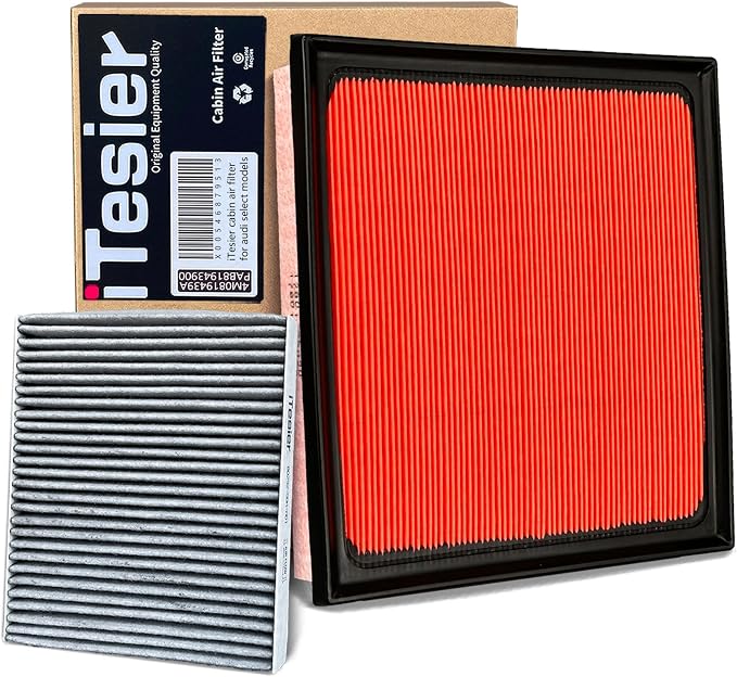 (NOT HYBRID) ITESIER Cabin Engine Air Filter Kit for RAV4 (2019-2025), Camry (2018-2024), Highlander (2020-2026), Grand Highlander (2024-2026)