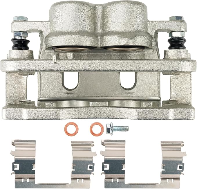 KAX Disc Brake Caliper Assembly Fit for Silverado 1500/Sierra 1500 2008-2018, Tahoe/Yukon/Escalade 2008-2020, Suburban/Yukon XL 2015-2020, Suburban 1500 2008-2014, Front Right or Front Left Side