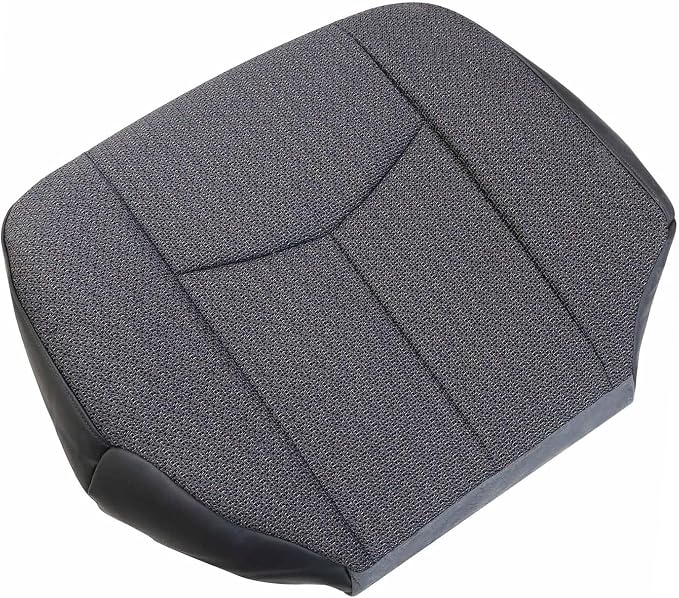GXARTS #69C Dark Gray Cloth Driver & Passenger Bottom & Top Lean Back Replacement Seat Covers & Middle Jump Seat Cover Fit for Chevy Silverado GMC Sierra 1500 2500HD 3500HD 2003 2004 2005 2006 2007