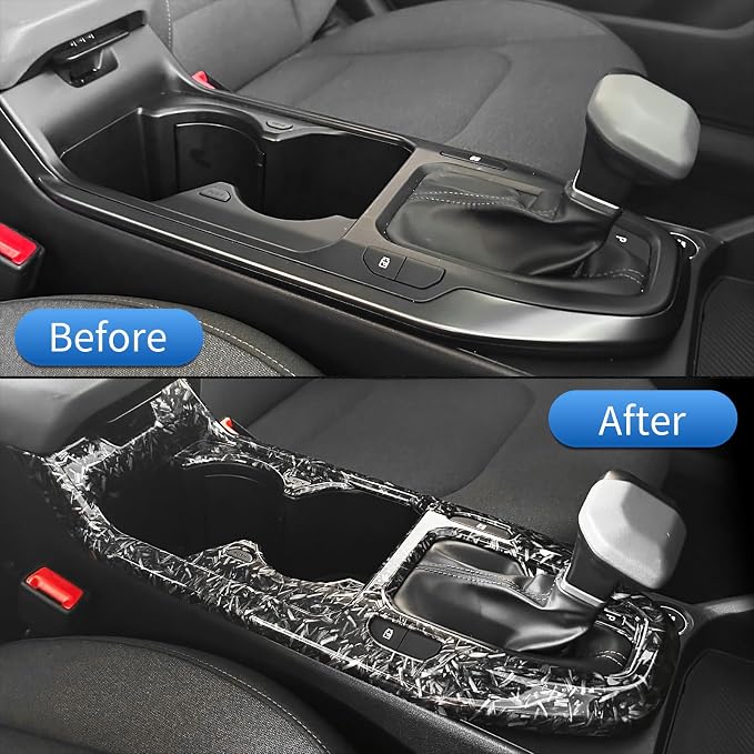 Gear Shift Panel Cover Trim Compatible with Kia K4 2025-2026 Accessories (Forged)