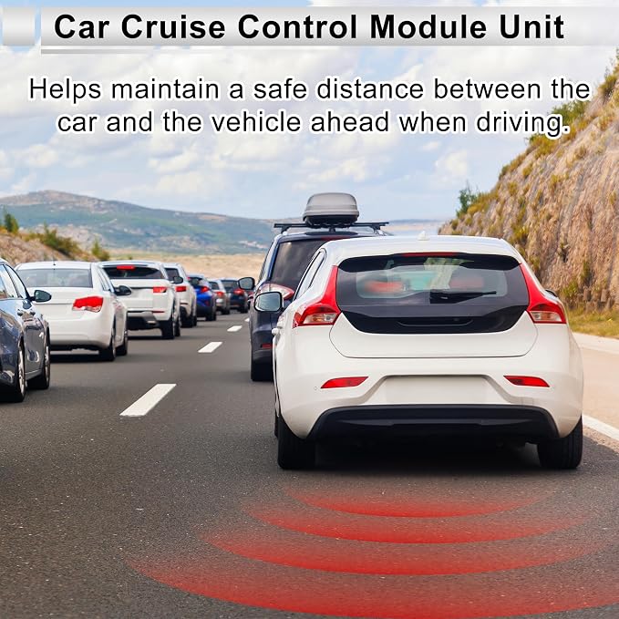 Cruise Control Distance Radar Sensor for Cadillac Escalade ESV 2013, 2014 Automotive Car Cruise Control Module Unit No.20964299 Metal Plastic 1 Pc
