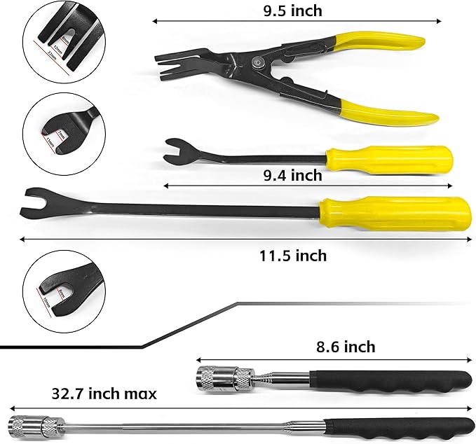 KJE 13-Piece Automotive Pick and Hook Set with O-Ring Pick Hose Pick and Right Angle Tools for Auto Repair Engine Maintenance Transmission Service Electrical Work
