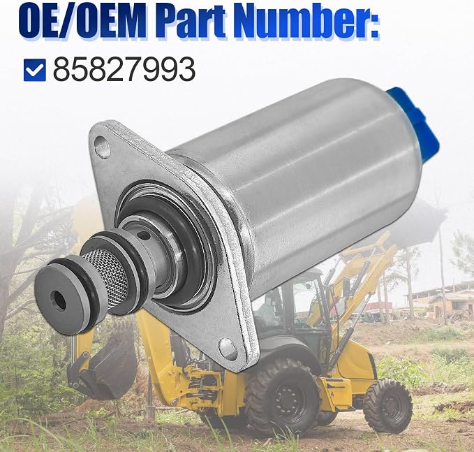 85827993 Hydraulic Valve Compatible with New Holland B110 TIER 3 U80C B110B B115 TIER 3 B90B B95 B95B For Case 570N EP 580M 580N 590SM