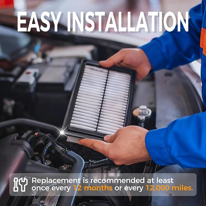 Engine Air Filter&Cabin Air Filter Combo Fits Subaru Outback H4 2.5L H6 3.6L 2010-2019,Legacy H4 2.5L H6 3.6L 2010-2019-CF10285&CA9997