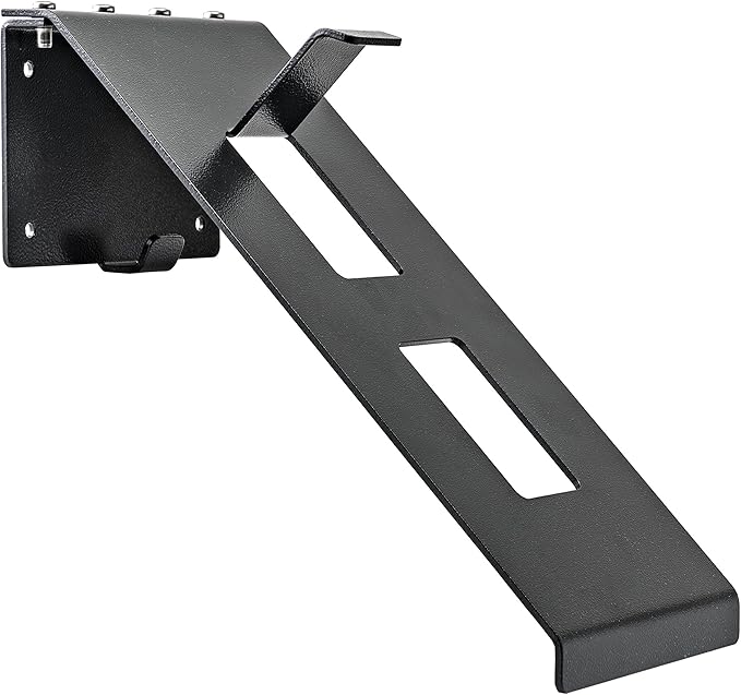 Helmet Display | Mount for Motorcycle Holder Shelf Rack Storage Fixation | Mount on Wall (Black)