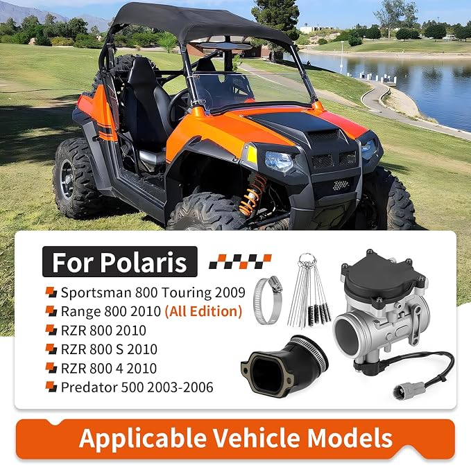 Throttle Body + Intake Manifold Boot For Polaris Sportsman Range RZR 800 S 4 Touring 2009 2010 1203944