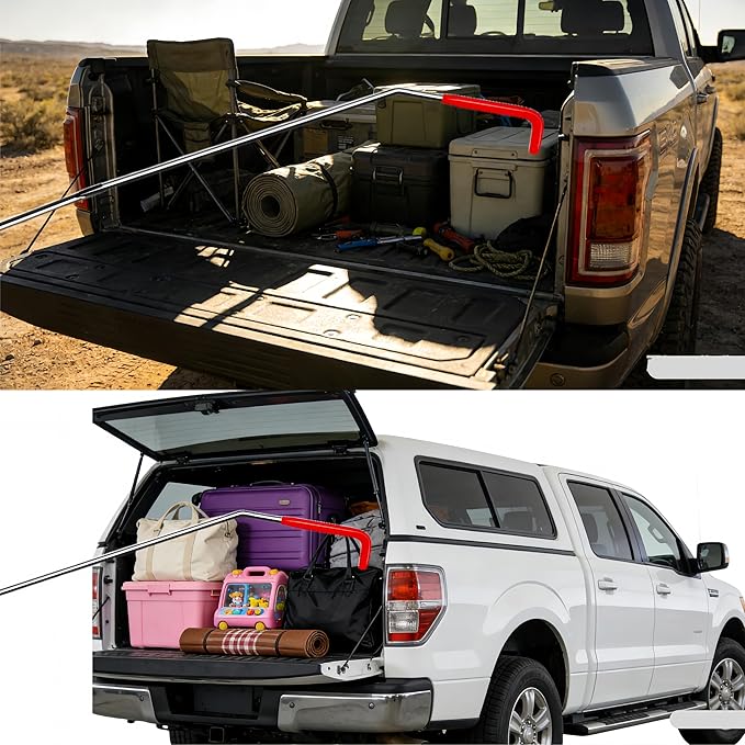 DENWAY Cargo Grabber Reach Retriever Tool - Multi-Use Truck Bed Reach Tool - Car Tool Set