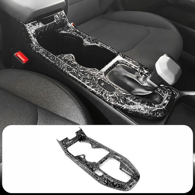 Gear Shift Panel Cover Trim Compatible with Kia K4 2025-2026 Accessories (Forged)