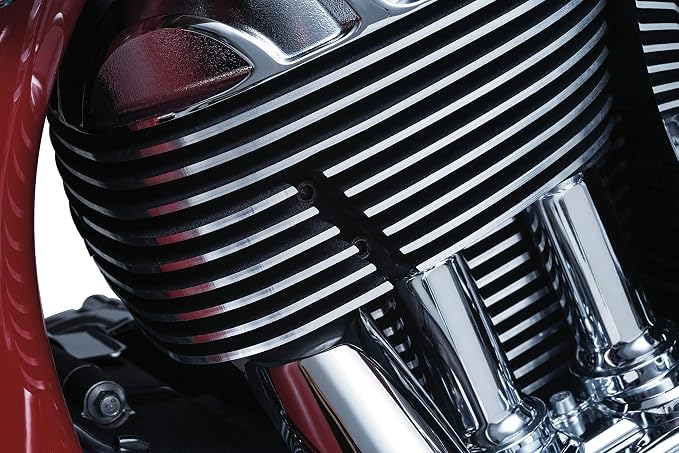 Kuryakyn Exhaust Port Fillers for Indian, Black & Raw Aluminum