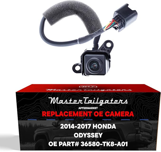 Master Tailgaters Replacement for Honda Odyssey (2014-2017) Right Side View Backup Camera OE Part # 36580-TK8-A01