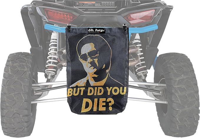 Universal UTV/Marine/Outdoor Mesh Bag "But Did You Die" Design (Yellow) (TB-BDYD-Y)