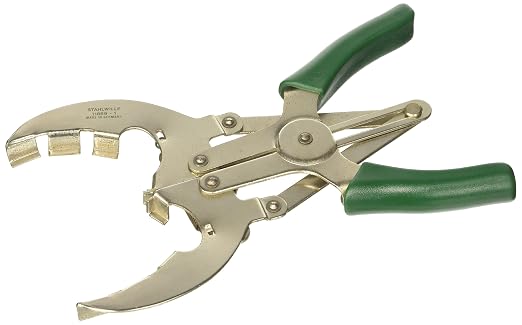Stahlwille 74152001 Piston Ring Plier, For Mounting and Removing Piston Rings, Bright Nickel-plated, Strong, and Easy to Use, Size 1, For Piston Rings 50-100 mm