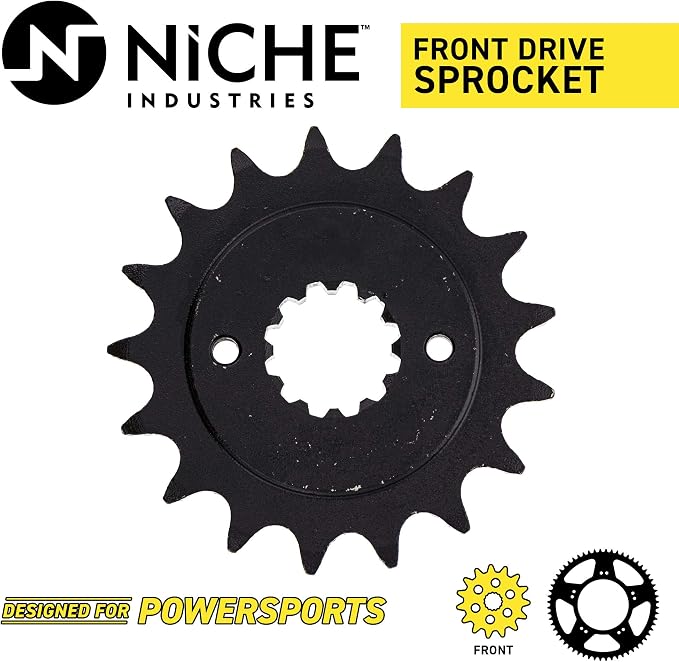 NICHE Drive Sprocket Chain Combo for Honda VT750C VT750CD VT750C2 Front 17 Rear 41 Tooth 525VM-X X-Ring 122 Links