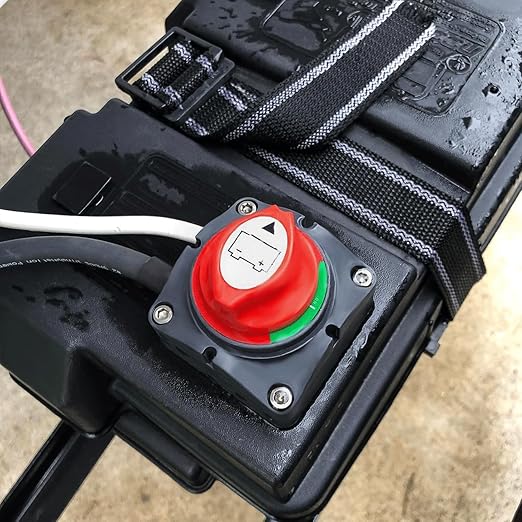 Nilight - 90015A Battery Switch 12-48V Waterproof Heavy Duty Battery Power Cut Master Switch Disconnect Isolator for Car Vehicle RV and Marine Boat (On/Off),2 Years Warranty