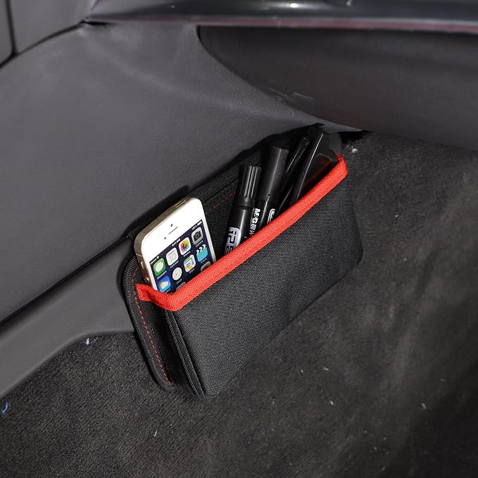 TOYCIDFG Center Console Organizer Storage Box Cell Phone Pocket for Chevrolet Corvette C8 Coupe Stingray Z06 2020-2025, Sunglasses Holder Key Card Coin Case