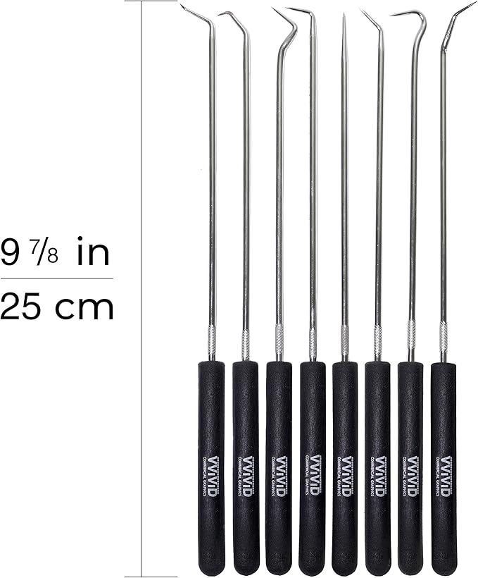 VViViD REV Steel Hook Tool Set (8-Piece Thin)
