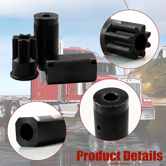 9U-6891 Injector Sleeve Remover Installer Set for CAT Caterpillar 3406E C-15 C-16 Engines 9U-7227 Injector Height Tool J-38587-a Engine Barring Socket(8 PCS)
