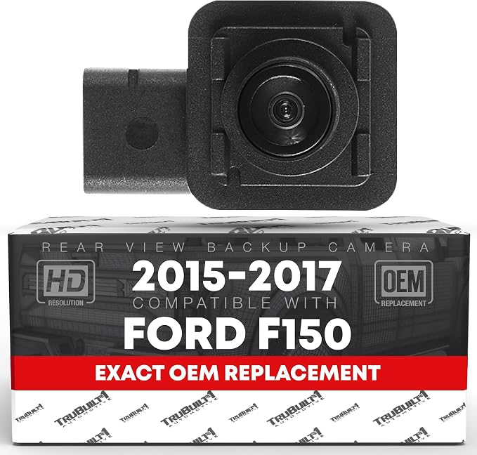 Rear View Backup Camera - Compatible with 2015-2017 Ford F-150, 2018-2019 Ford Lobo - Reverse Park Assist Camera Replacement - OEM FL3Z19G490D, 590-080