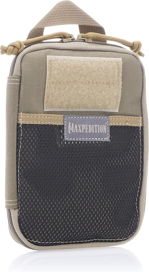 KNIPEX Cobra Water Pump Pliers (8701150), 6-Inch,Red and Maxpedition E.D.C. Pocket Organizer (Khaki)