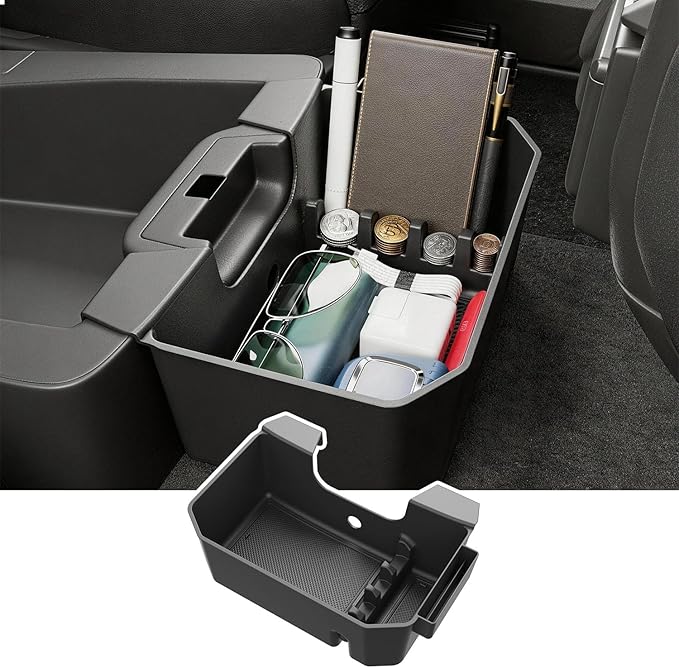 Center Console Hanging Organizer Box Compatible with 2019-2026 Chevy Silverado GMC Sierra 1500 20-26 2500HD 3500HD Console Storage Box Replacement for 2019-2026 Chevy Silverado Accessories