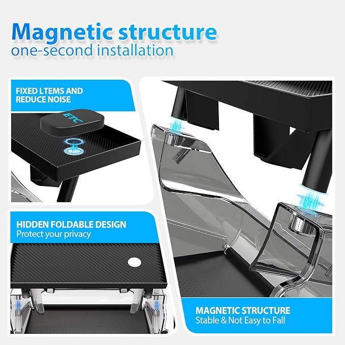 Under Screen Storage Organizer Compatible with Tesla Model Y Juniper 2025 /Model 3 Highland 2024 Center Console Organizer Tray Accessories