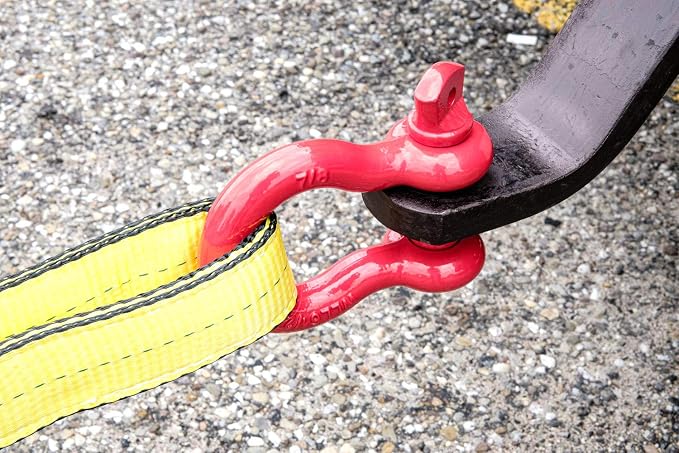 Mytee Products (20 Pack 5/16" Anchor Shackle Forged Carbon Steel w/Alloy Screw Pin WLL # 0.75 Ton (1,500 Lbs.)|Double Rust Protection Heavy Duty D Ring Shackle for Towing, Rigging & Vehicle Recovery