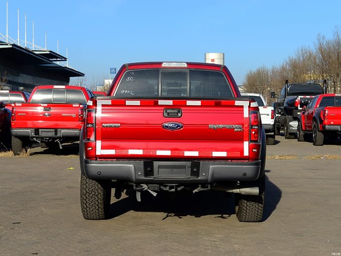 HD Trunk Handle Vehicle Camera Waterproof Tailgate car Rear View Back up Reverse Camera Parking for Ford F150 F250 F350 F450 F550 2008-2014j Night Vision+4.3" Reverse Screen