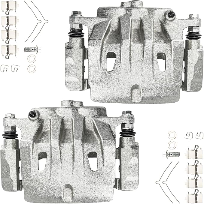 KAX 19B6274+19B6275 Brake Caliper Compatible with Toyota Highlander 2010-2019, Toyota Sienna 2011-2020, Lexus RX350 2010-2015, Front Disc Brake Caliper