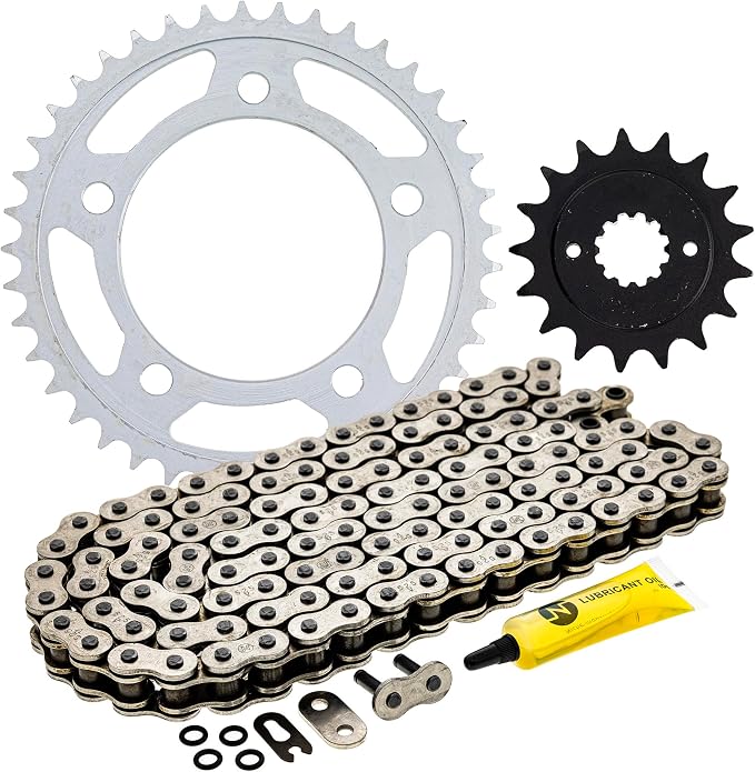 NICHE Drive Sprocket Chain Combo for Honda VT750C VT750CD VT750C2 Front 17 Rear 41 Tooth 525V O-Ring 122 Links
