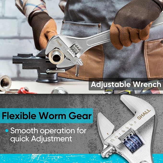 SHALL Water Pump Pliers & Wrench Set