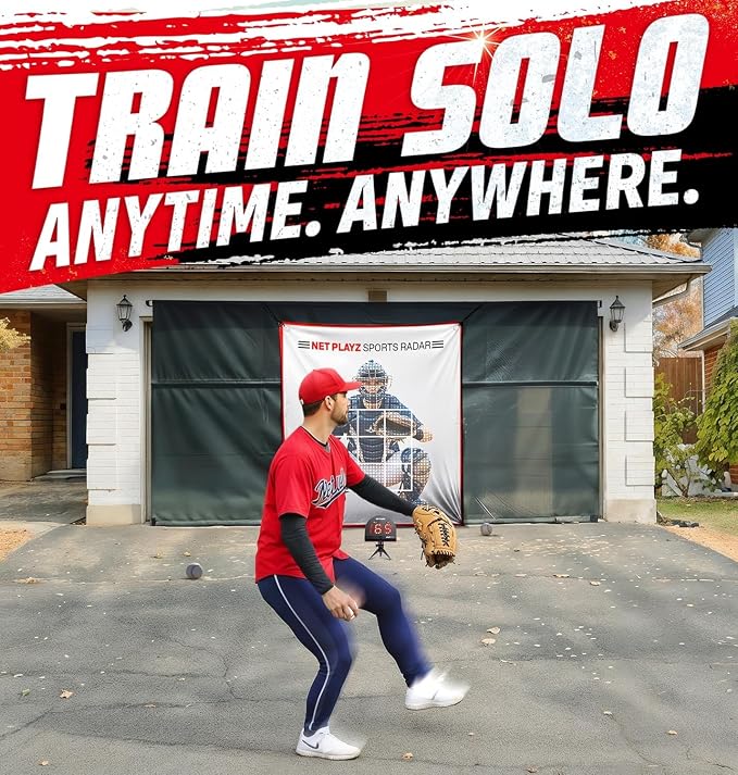 Multi-Sports Personal Speed Radar Detector Gun, Measurement Baseball Pitching, Bat Swinging and Soccer Shooting Speed