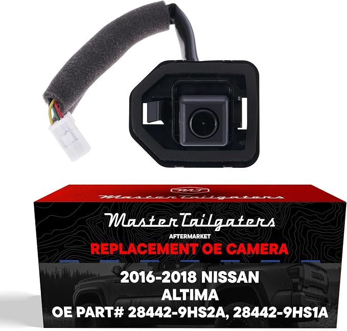 Master Tailgaters Replacement for Nissan Altima Sedan (2016-2018) Backup Camera OE Part # 28442-9HS2A, 28442-9HS1A