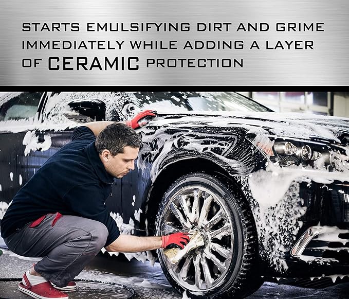Premium Car Care Kit - 3 Pack Gift Set - Full Size Bottles Of: Ceramic Car Wash, Ceramic Wax Spray and Interior Cleaner