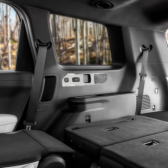 YOUTOOCAR Stainless Steel Rear Trunk Speaker Trim Cover Compatible with Kia Telluride 2026 Accessories (Silver)