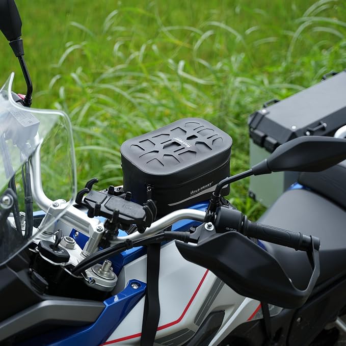 WILD HEART Motorcycle Tank Bag is Compatible with Most Motorcycle Outdoor Riding Accessories (Black)